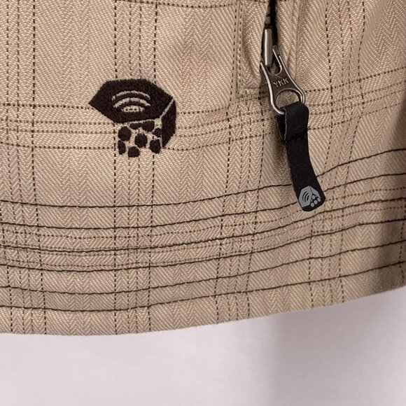 Mountain Hardwear Commotion Retromotion Light Tan Plaid Jacket Size Medium - Picture 4 of 8